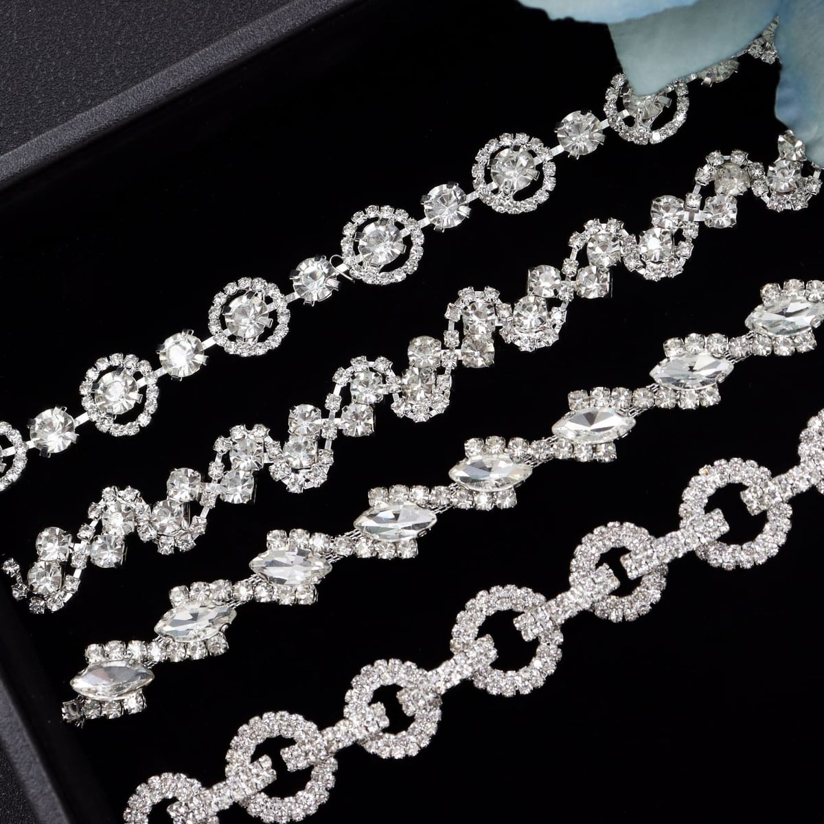 Circle Link Crystal Chain construction reference